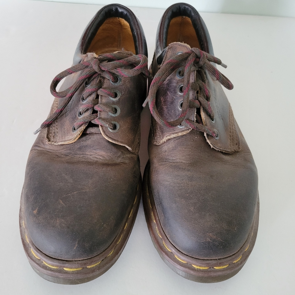 Dr. Martens Docs Mens US 10 UK 9 England Made Crazy Horse 8053 Leather Man Made